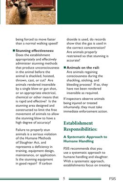 5 
FSIS
 
  
 
 
 
 
 
  
 
 
 
 
  
being forced to move faster 
than a normal walking speed? 
• 	 Stunning effectiveness: