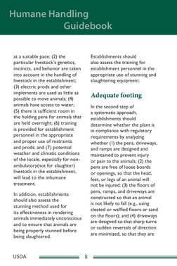 Humane Handling            
	
	
	
Guidebook
8 
USDA
 
 
 
 
 
 
 
 
 
 
 
 
 
 
 
 
 
 
 
 
 
 
 
 
 
 
 
 
 
 
 
 
at a suit