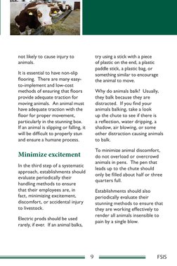 9 
FSIS
 
 
 
 
 
 
 
  
 
 
 
 
  
 
 
 
 
 
 
  
 
 
not likely to cause injury to 
animals. 
It is essential to have non-s