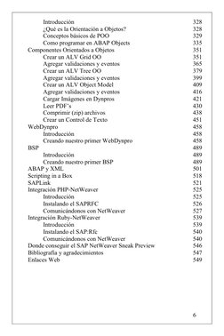 6
Introducción
328
¿Qué es la Orientación a Objetos?
328
Conceptos básicos de POO