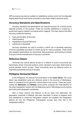 Control Surveying Methods and Applications | PDF | Surveying | Geodesy