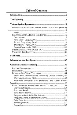 Table of Contents
Introduction.................................................................................5
The Epiphany