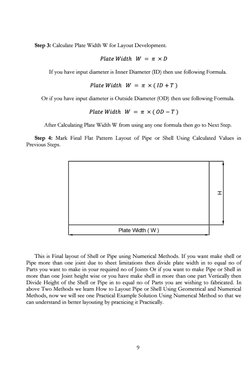 S t e p
3 : C a l c u l a t e P l a t e W i d t h W
f o r L a y o u t D e v e l o p m e n t .
P l a t e
W i d t h
W
=
T I
X
D