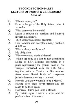 Entered Apprentice Handbook.pdf Entered Apprentice Degree Overview | PDF | Masonic Lodge | Freemasonry