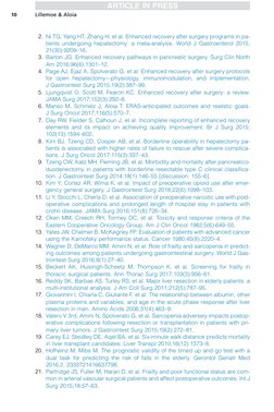 2. Ni TG, Yang HT, Zhang H, et al. Enhanced recovery after surgery programs in pa- (http://refhub.elsevier.com/S0039-6109(18)
