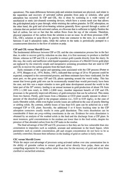 CIP vs CIL Gold Recovery Processes | PDF | Adsorption | Gold Mining