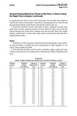 Starch Rva RVA Method for Starch Pasting Analysis | PDF | Starch | Viscosity