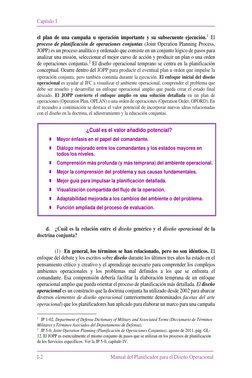 Capítulo I 
 
 
 
I-2 
 
Manual del Planificador para el Diseño Operacional 
 
el plan de una campaña u operación importante