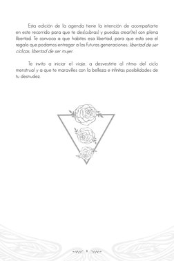 8
Esta edición de la agenda tiene la intención de acompañarte 
en este recorrido para que te des(cubras) y puedas crear(te) c