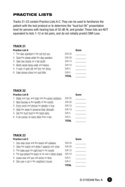 Quicksin Word List.pdf QuickSIN User Manual | PDF | Technology & Engineering