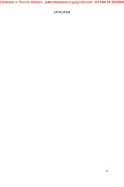 SATSEUPSER 
 
2 
 
 
 
 
 
 
 
 
 
 
 
 
 
 
 
Licensed to Patricio Camara - patriciocamara.arg@gmail.com - HP13916810565060
