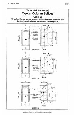 Table 14.3 - Column Splices | PDF