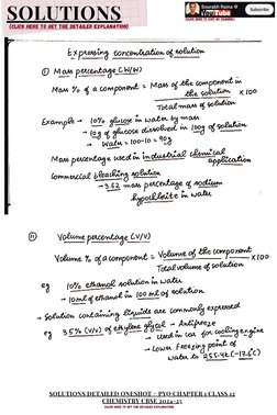 Chapter 1 Solutions Class 12 Notes | PDF