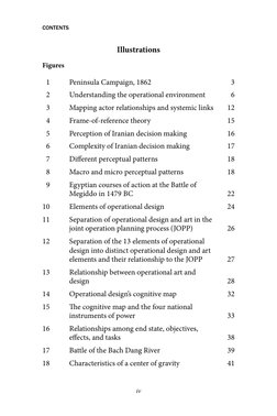 iv
CONTENTS
Illustrations
Figures
  1	
Peninsula Campaign, 1862	
3
  2	
Understanding the operational environment	
6
  3	
Map