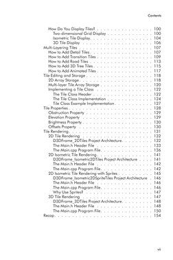 How Do You Display Tiles? . . . . . . . . . . . . . . . . 100
Two-dimensional Grid Display . . . . . . . . . . . . . 100
Isom