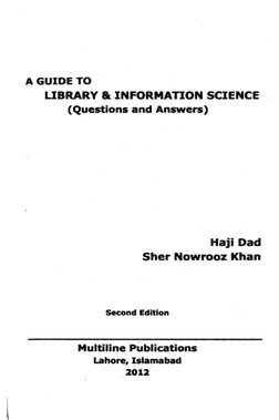 A Guide To Library & Information Science | PDF