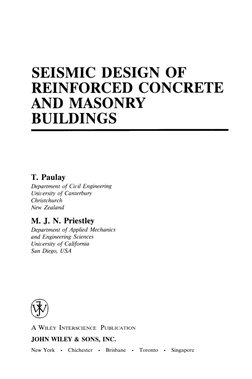 Seismic Design of Reinforced Concrete and Masonry Buildings | PDF