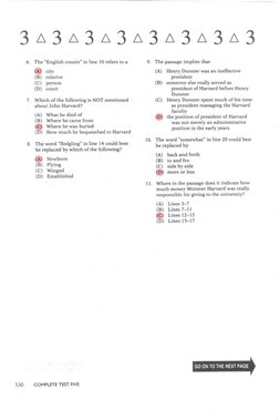 6.
The "English cousin" in line 10 refers to a
(A)
city
(B)
relative
(C)
person
(D)
court
7.
Which of the following is NOT me