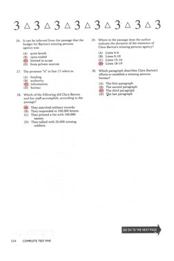 26.
It can be inferred from the passage that the
budget for Barton's missing persons
agency was
(A)
quite lavish
(B)
open-end