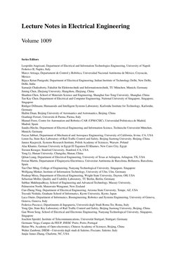 Lecture Notes in Electrical Engineering
Volume 1009
Series Editors
Leopoldo Angrisani, Department of Electrical and Informati