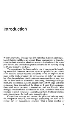 Competitive Strategy by Michael Porter | PDF