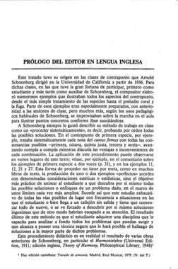 1 Hay edición castellana: Tratado de armonía. Madrid, Real Musical, 1979. (N. del T.)
Este tratado tuvo su origen en las cla