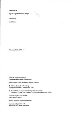Impreso en lngoprint, S.A.
Maracaibo. 11 • 08030 Barcelona
Printed in Spain -Tmpreso en España
Depósito legal: B. 2177519