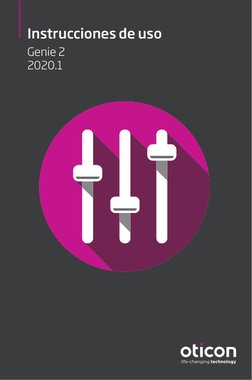 Instrucciones de uso
Genie 2
2020.1
