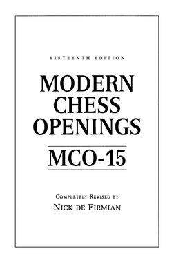 Modern Chess Openings | PDF
