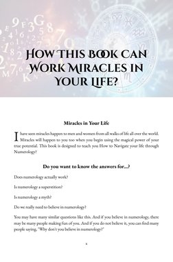How This Book Can 
Work Miracles in 
Your Life?
Miracles in Your Life
I
 have seen miracles happen to men and women from all