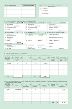 4
39
ACOGIDOS A LEYES
CÓDIGO (USO INTERNO)
40
SISTEMA DE AGRUPAMIENTO (MARCA CON X)
                          (SOLO CASAS)
1.