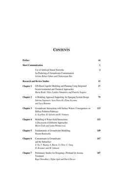 CONTENTS 
 
 
Preface  
 
vii 
 
 
 
Short Communication 
1 
 
 
 
 
Use of Artificial Neural Networks 
f