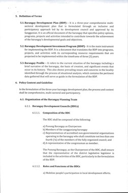 Barangay Development Plan Guidelines 2023 | PDF | Disaster Risk ...