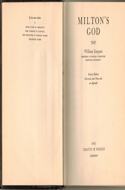 William Empson-Milton's God | PDF