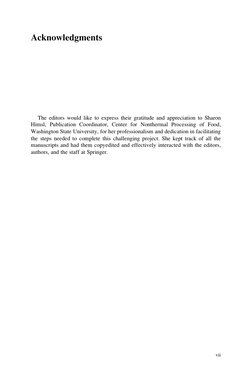 Acknowledgments
The editors would like to express their gratitude and appreciation to Sharon
Himsl, Publication Coordinator,