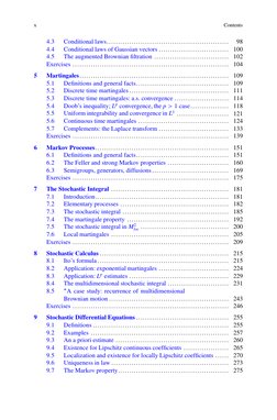 x
Contents
4.3
Conditional laws......................................................
98
4.4
Conditional laws of Gaussian vec