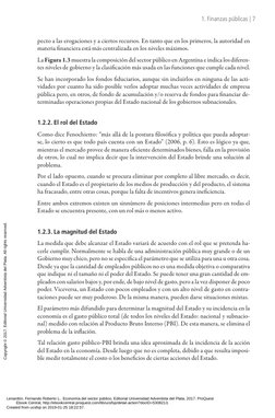 1. Finanzas públicas | 7
pecto a las erogaciones y a ciertos recursos. En tanto que en los primeros, la autoridad en
materi