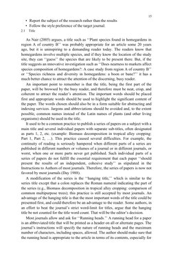 15
• Report the subject of the research rather than the results
• Follow the style preference of the target journal.
2.1
Titl