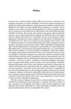 Preface
In recent years, statistical machine learning (ML) has become very successful, it has
triggered a renaissance of arti