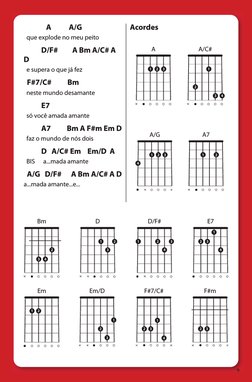 9 
              A           A/G
  que explode no meu peito
           D/F#         A Bm A/C# A 
D
  e supera o que já fez