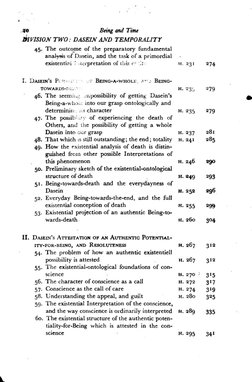 . . 
s. 
..a 
Bting and Time 
&VISION TWO : DASEIN AND TEMPORALITY 
45. The outco-me of the preparatory fundamental 
a n a e