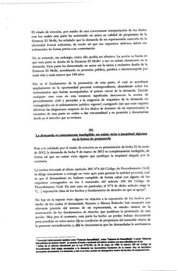 El citado de evicción, por medio de una conveniente interpretación de los títulos 
con los cuales esta parte ha sustentado en