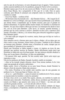 ante los ojos de mi hermano y el carro desapareció por el agujero. Todos nuestros
cerdos cayeron también en él y los perdimos