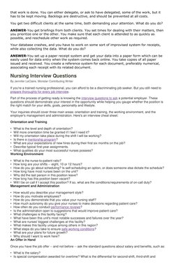 Nurse Interview Questions and Sample Answers | PDF | Nursing | Employment