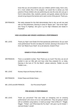 Field Demonstration Program 2014 | PDF | Prayer | Leisure