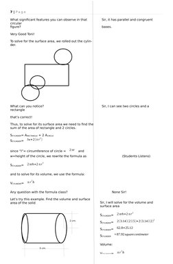 Surface Area and Volume Lesson Plan | PDF | Volume | Surface Area