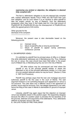 expressing any protest or objection, the obligation is deemed
fully complied with."
 
The fact is, defendants’ obligation is