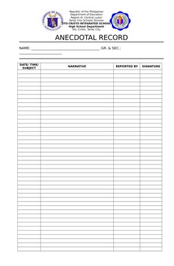 Republic of the Philippines
Department of Education
Region III- Central Luzon
Tarlac City Schools Division
STO CRISTO INTEGRA