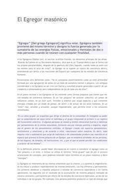 El Egregor masónico
 
 
 
“Egregor” [Del griego Egregoroi] significa velar. Egrégora también 
proviene del mismo término y de