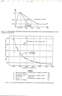 Kent&Park-Flexural Members With Confined Concrete | PDF